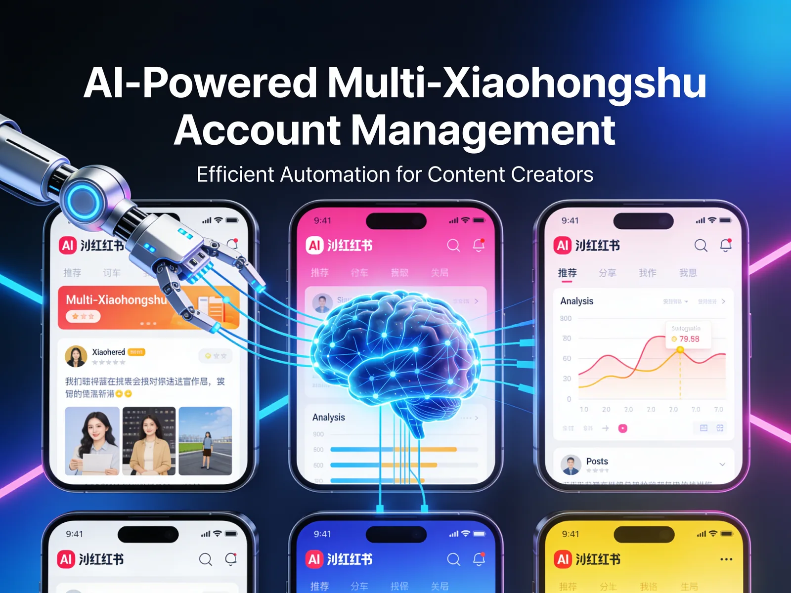 小红书矩阵运营选型：10个账号如何实现AI自动化管理