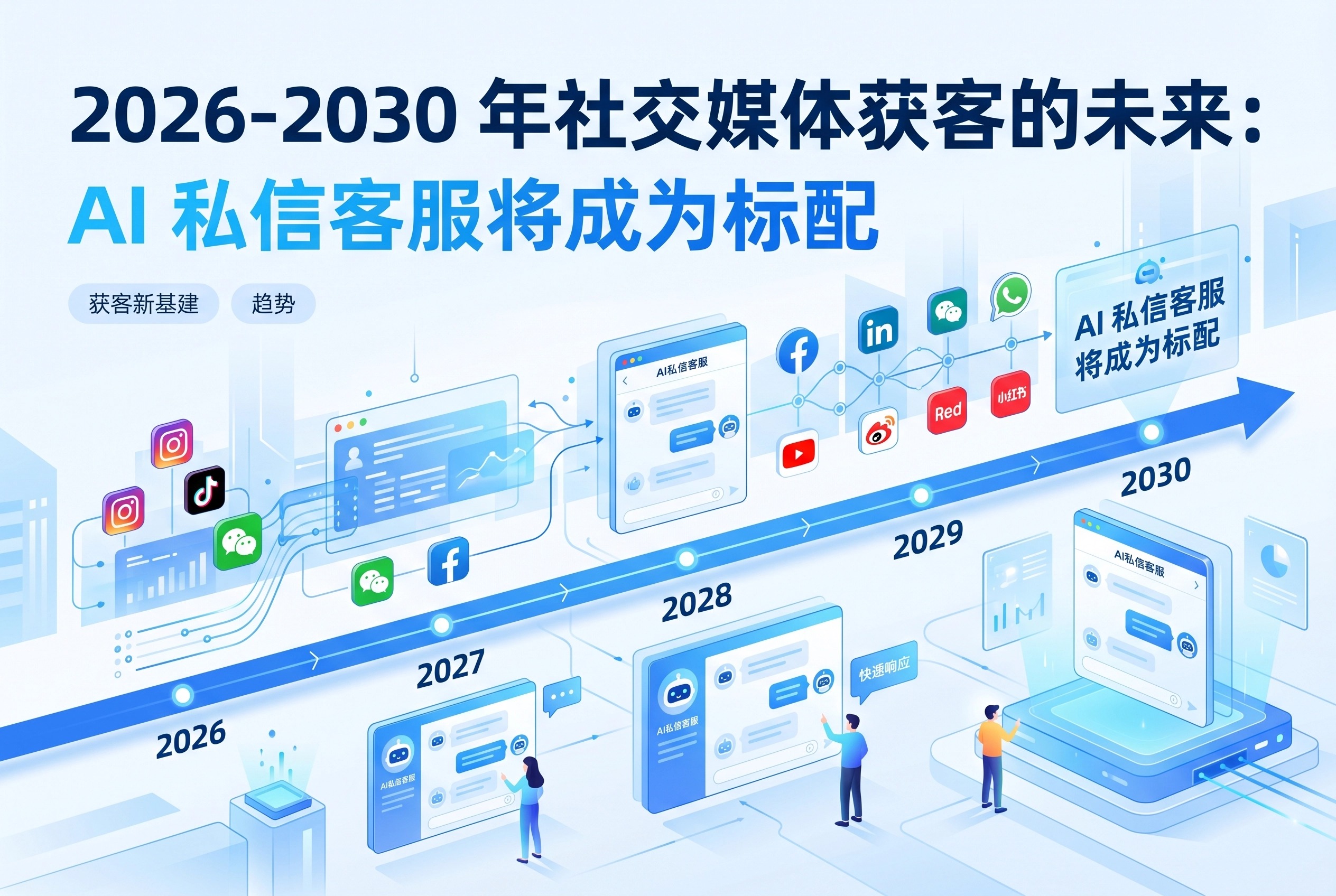 2026年社媒获客：3大理由揭秘AI私信客服必选