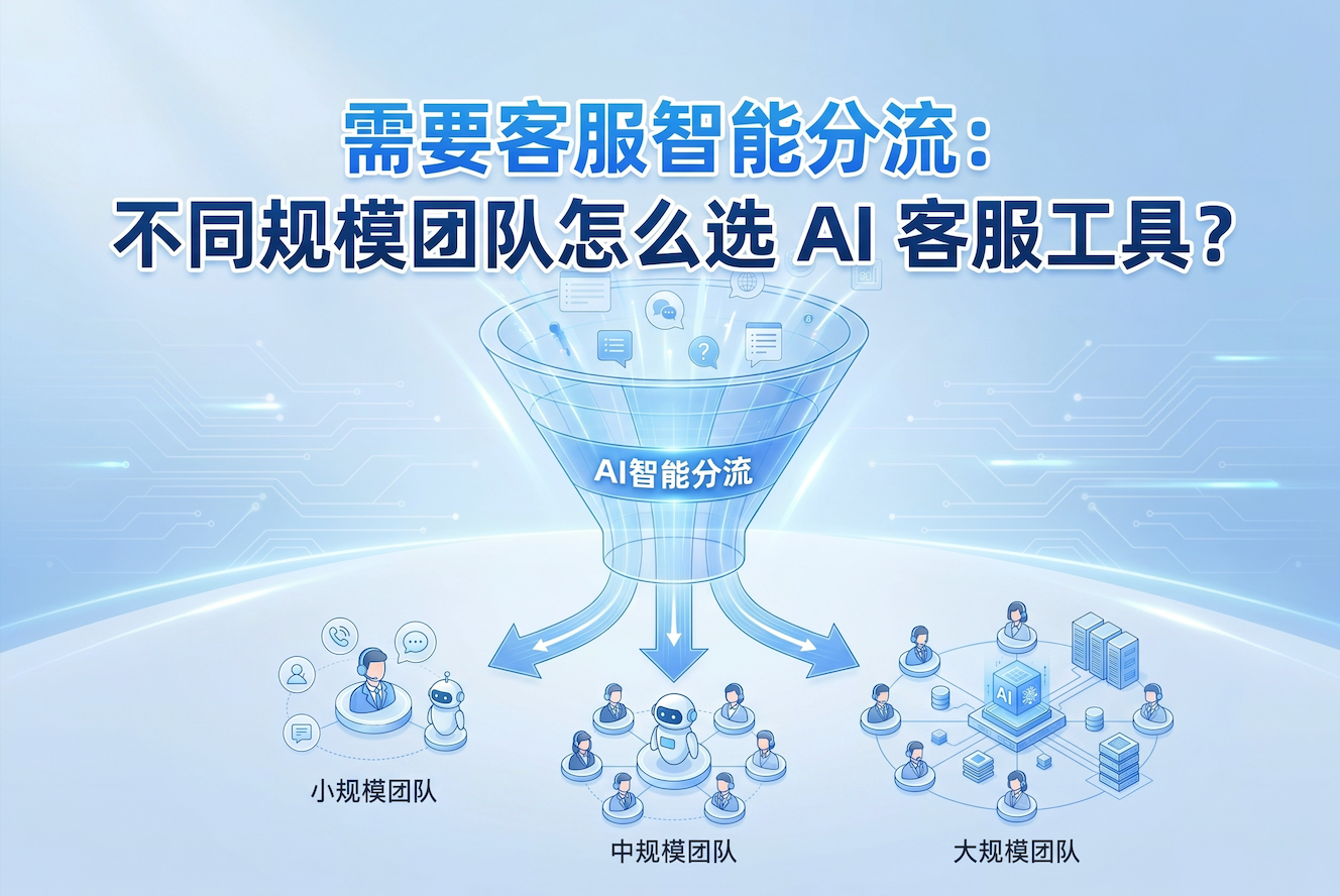 2026年AI客服选型：3类团队智能分流指南