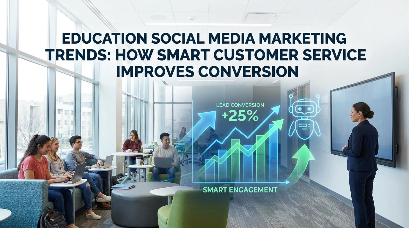 教育新媒体营销趋势：智能客服如何提升线索转化效率