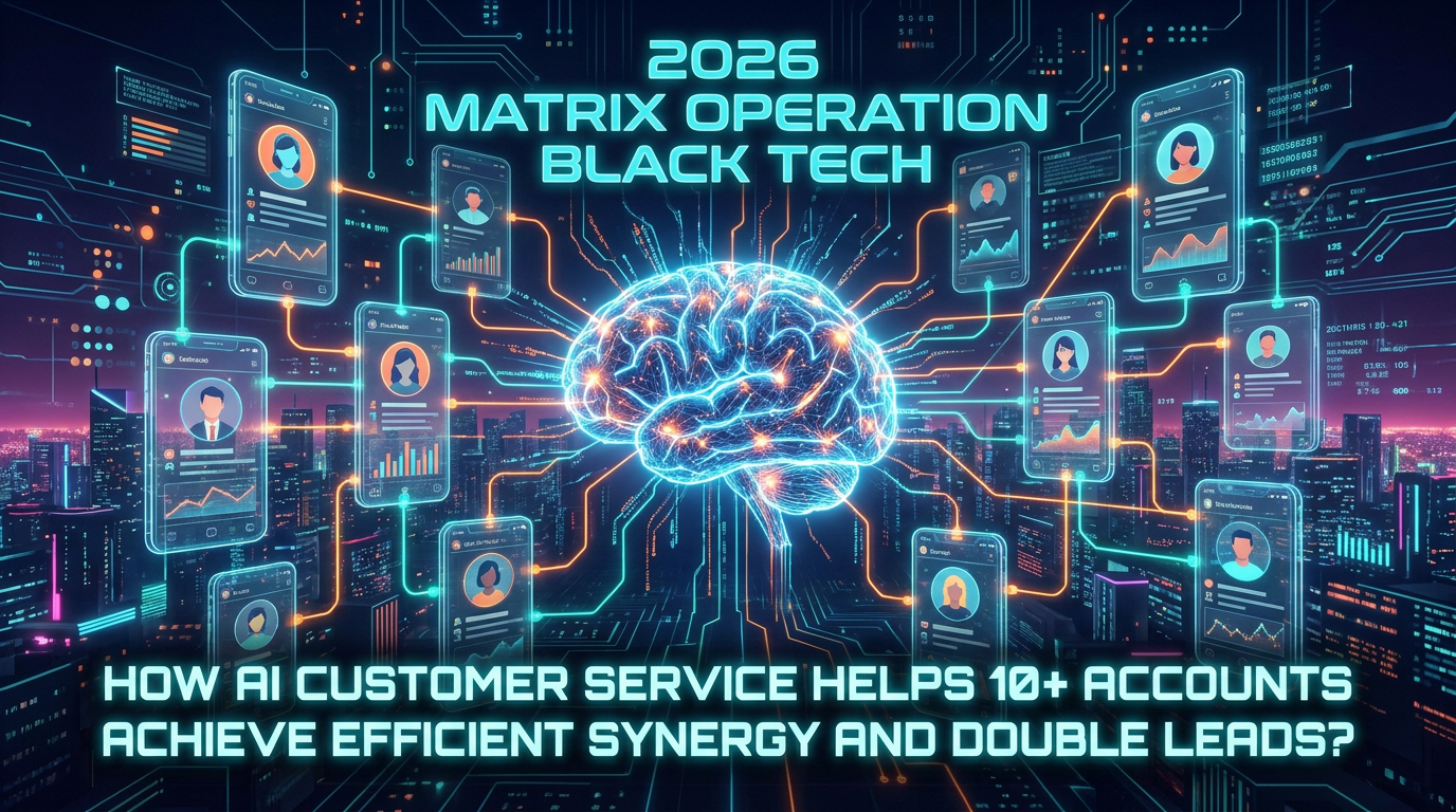 2026 矩阵运营黑科技：AI 客服如何助力 10 + 账号实现高效协同与线索翻倍？