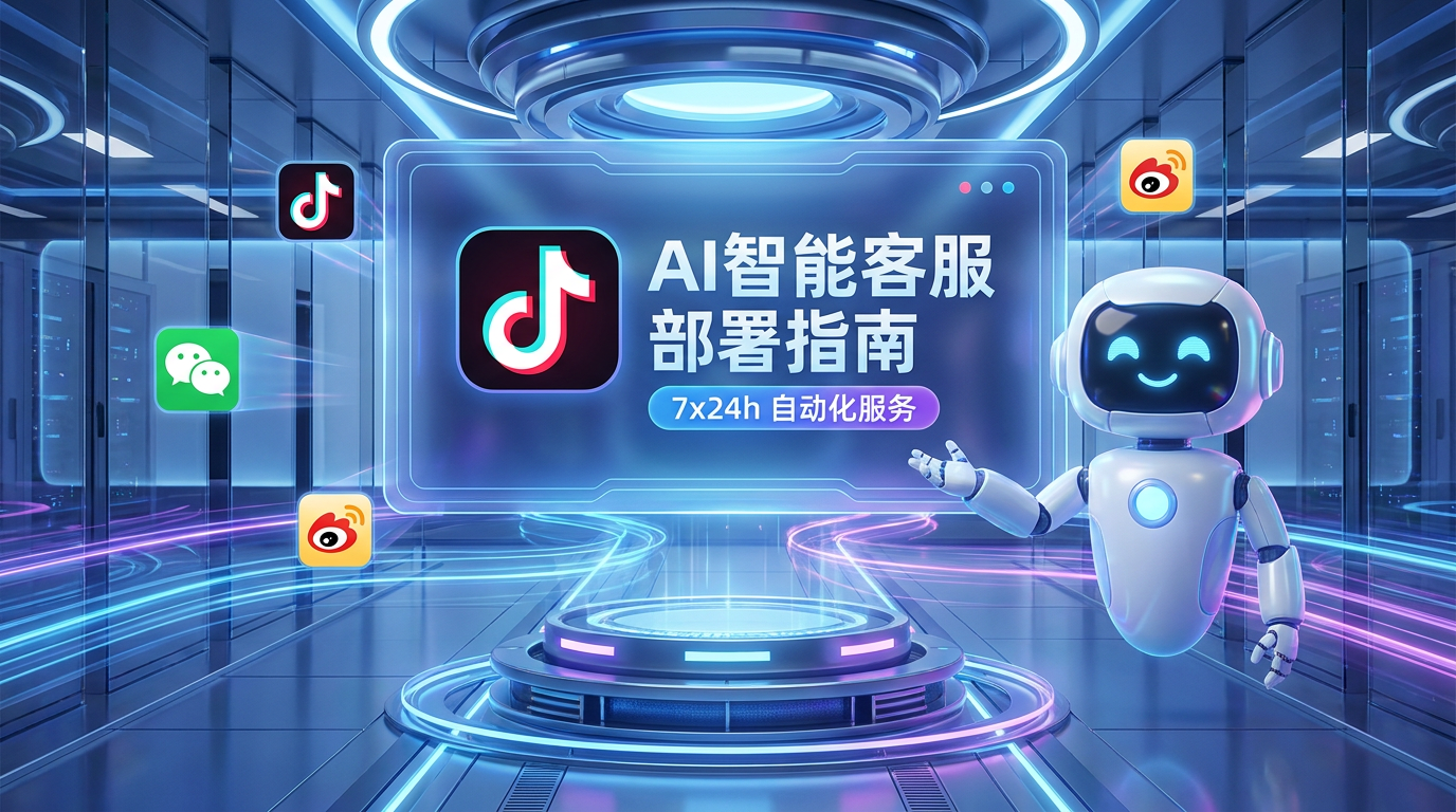 2026抖音AI私信客服部署全攻略：实现夜间无人值守与7×24h高效转化