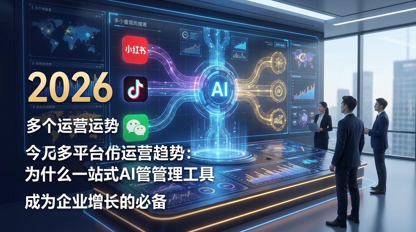2026年多平台运营新趋势：一站式AI管理工具为何成为企业增长刚需